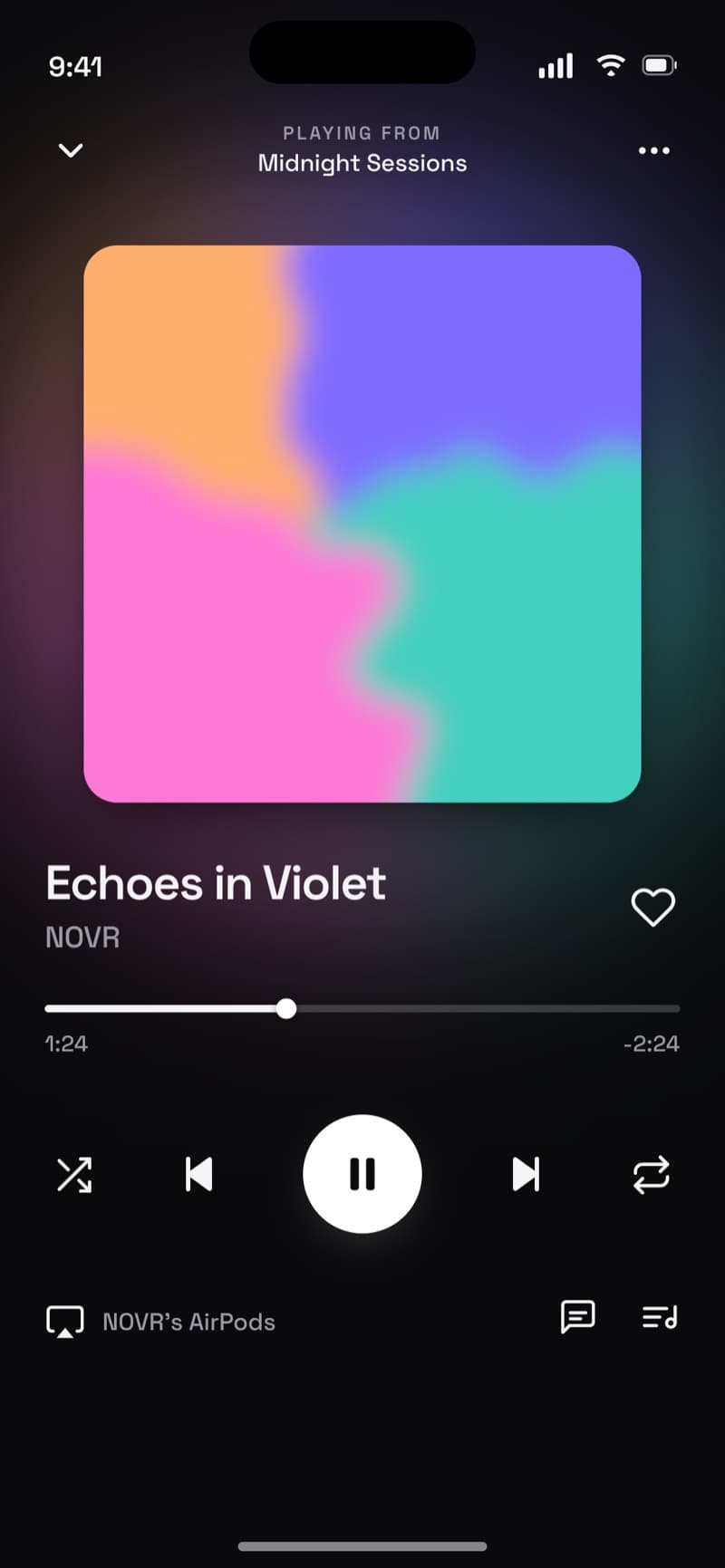 Resonance, a music player app