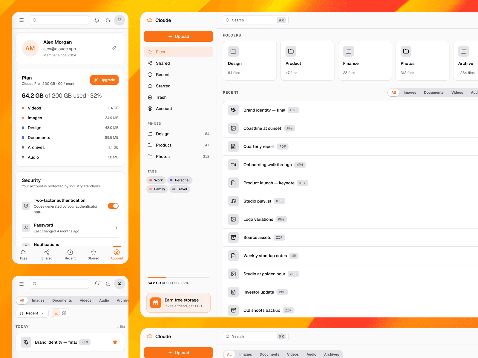 Cloude: a consumer cloud product we designed, built and shipped